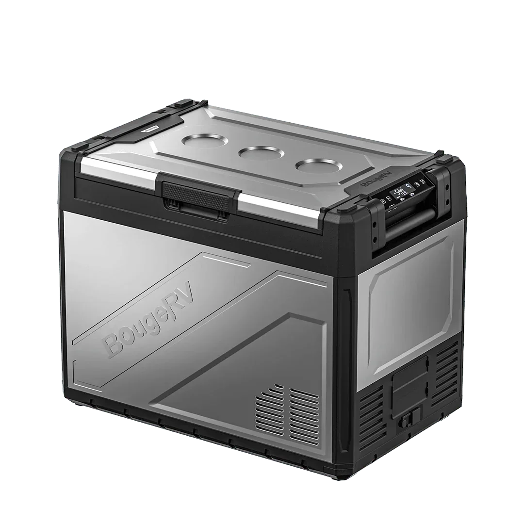 BougeRV Rocky 55QT Dual Zone 12V Portable Fridge