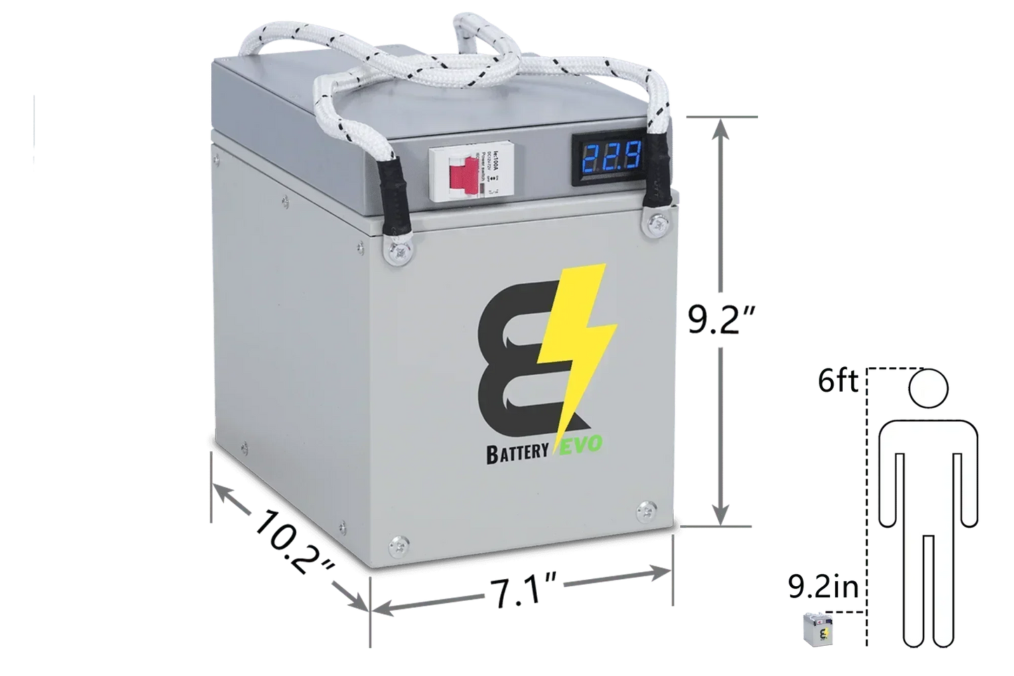 BatteryEVO 24V Eagle 2x Battery Kit (120Ah - 3kWh)