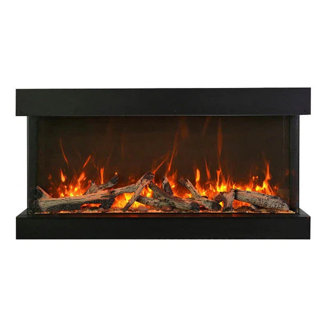 Amantii Tru-View XL XT 50 Inch Indoor Outdoor 3 Sided Electric Fireplace