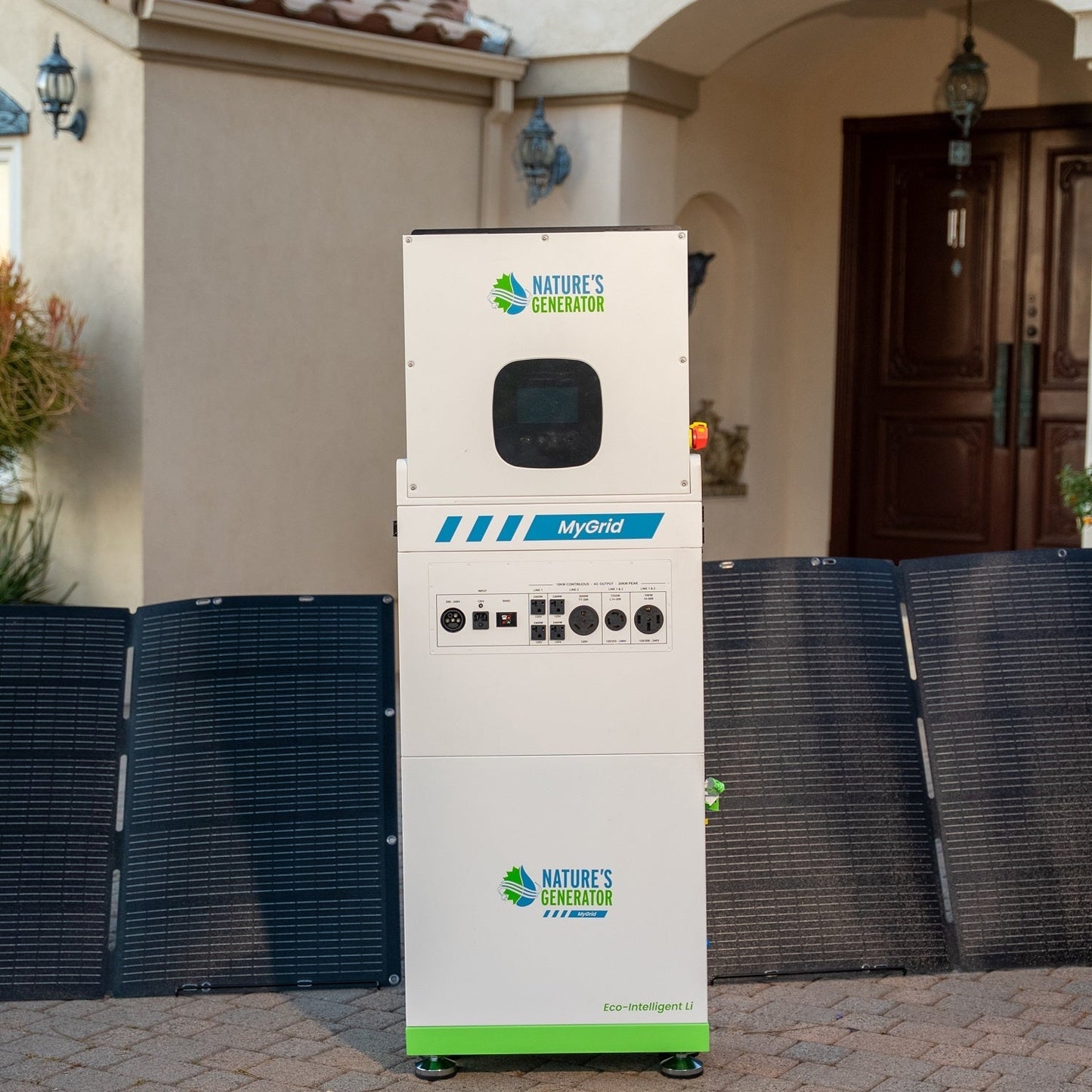 Nature's Generator MyGrid 10K with Transfer Switch for House Battery Backup