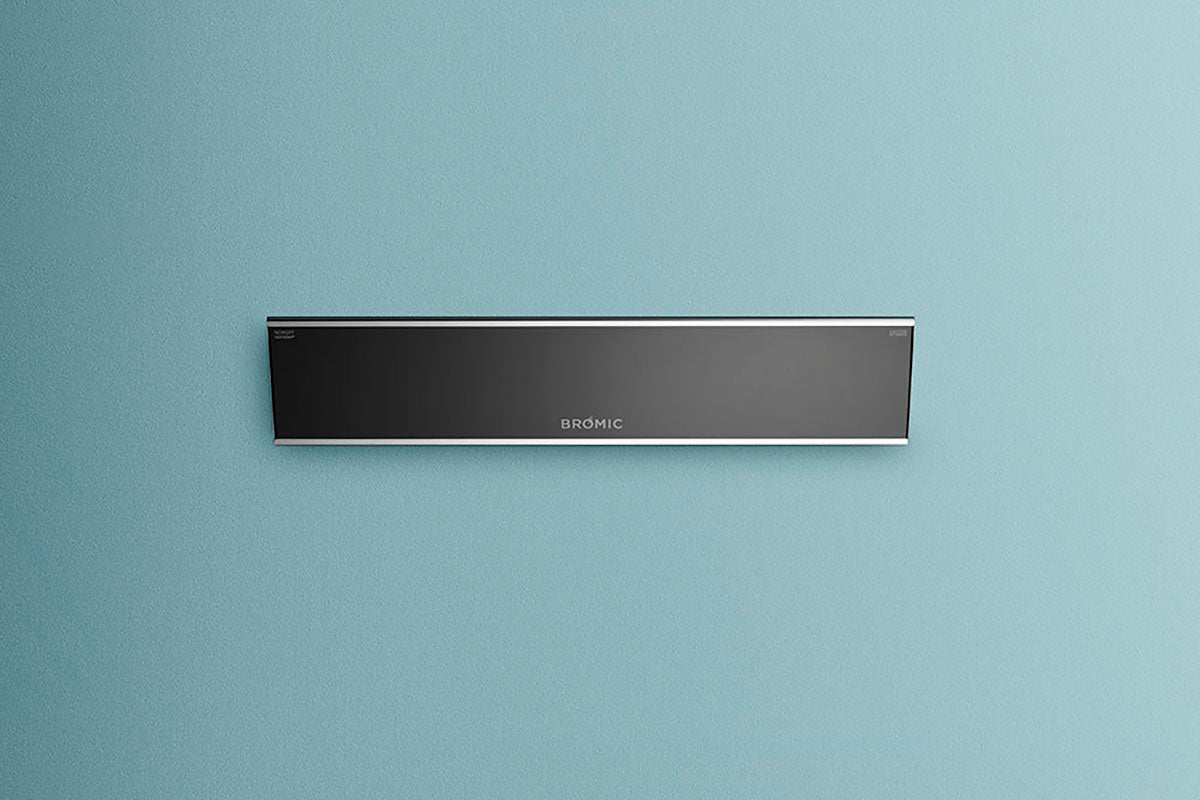 Bromic Heaters Platinum Smart-Heat 3400 Watt Radiant Infrared Outdoor Electric Heater | Black | 208V