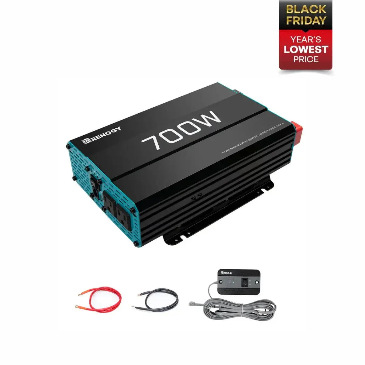 Renogy 700W/1000W/2000W/3000W 12V Pure Sine Wave Inverter