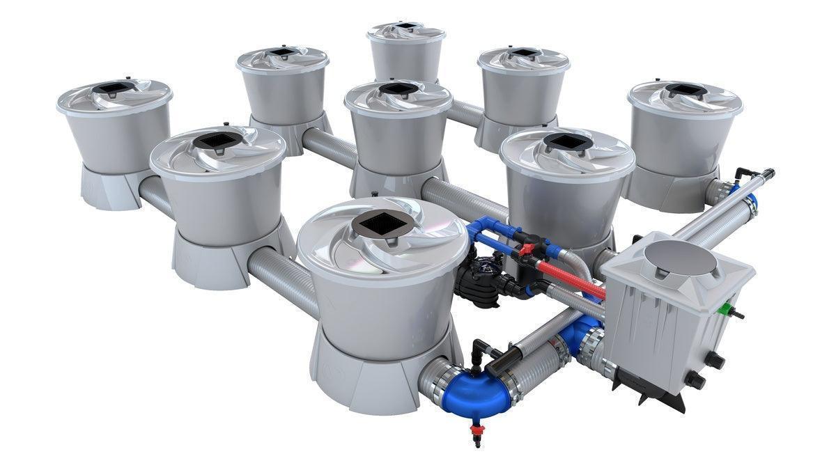 Alien Hydroponics - V-SYSTEM 9 Pot 3 Row Kit