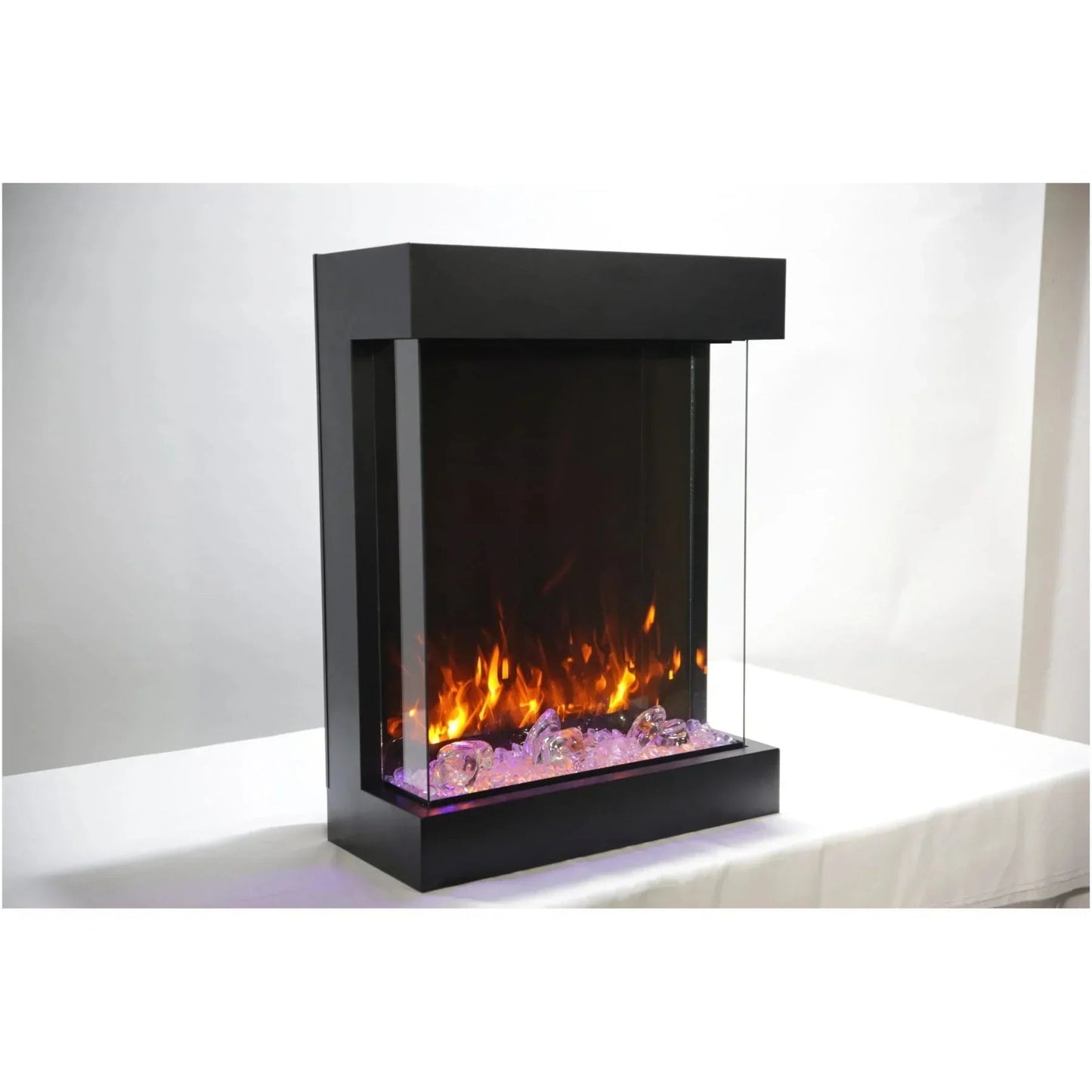 Amantii Cube 2025WM Lumina Freestand Electric Fireplace | CUBE-2025WM