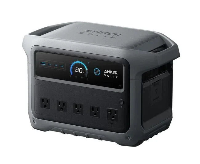 Anker SOLIX C1000 Gen2 Portable Solar Generator with Anker 100W Portable Solar Panel