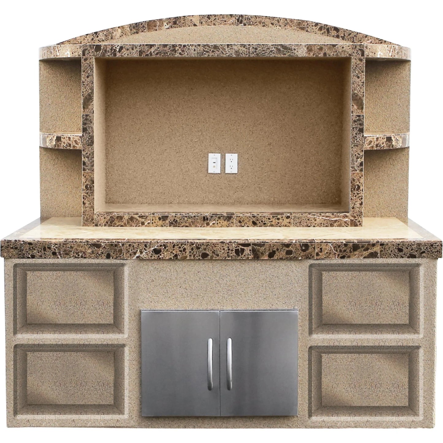 CalFlame 36 Inch Kitchen Island CRYSTAL - ODC-2
