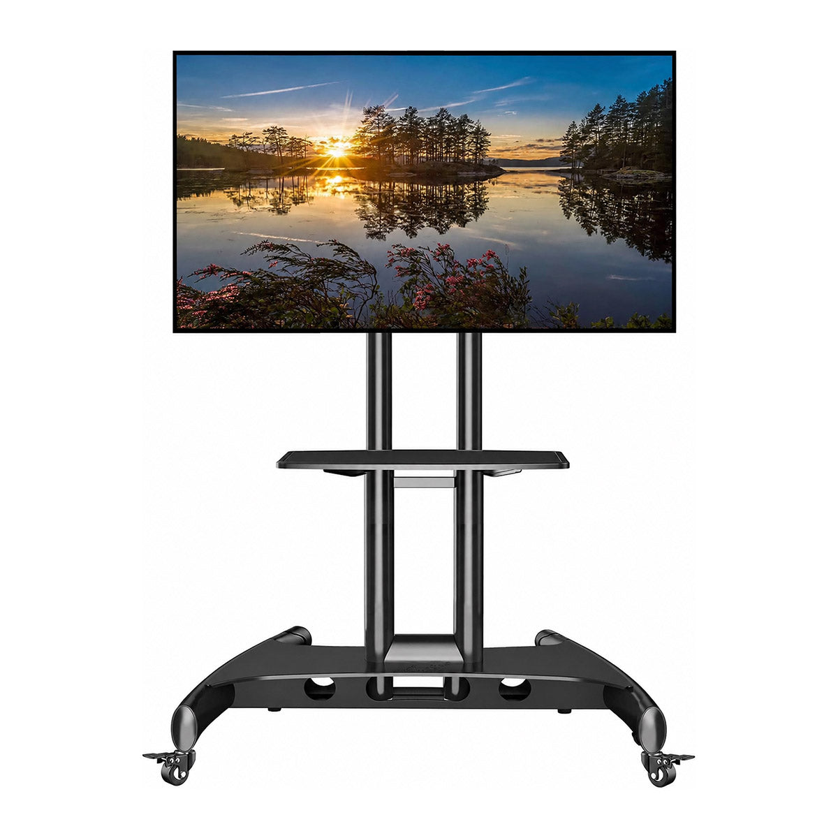 Mirage Vision Outdoor Rolling (portable) TV Stand/Locking Wheels Small - 43" Max TV 100 lbs Capacity