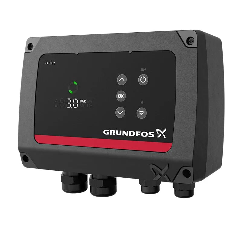 Grundfos CU302 SQE Pump Controller w/40-100PSI Sensor