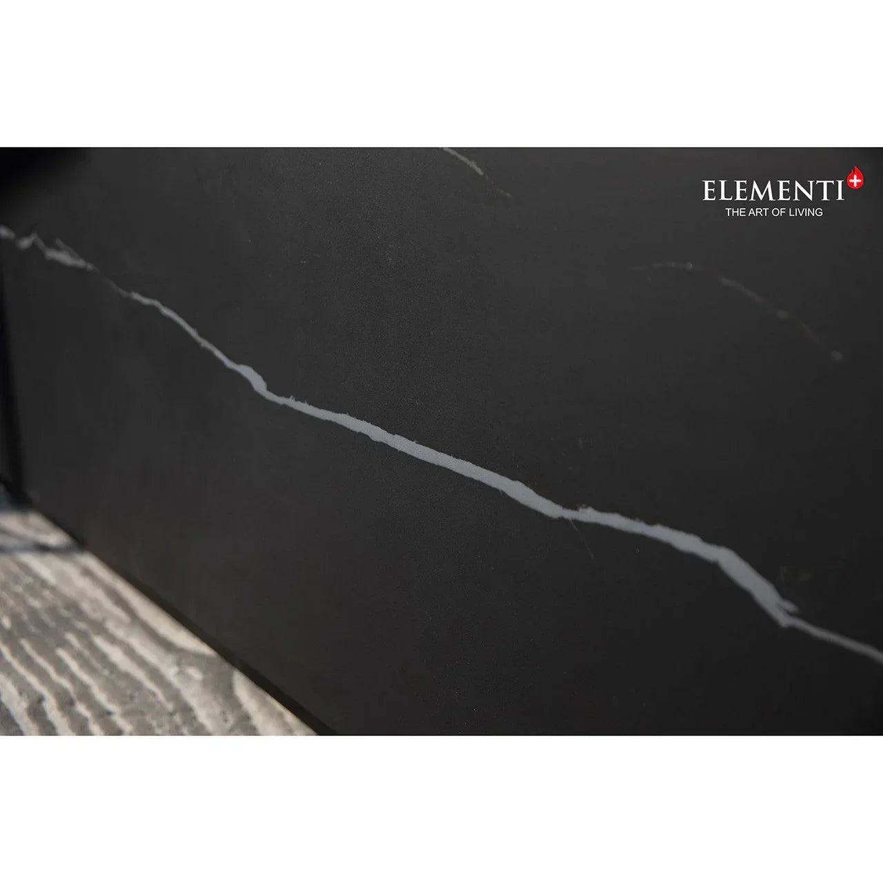 Elementi Plus - Varna Marble Porcelain Fire Table 60"