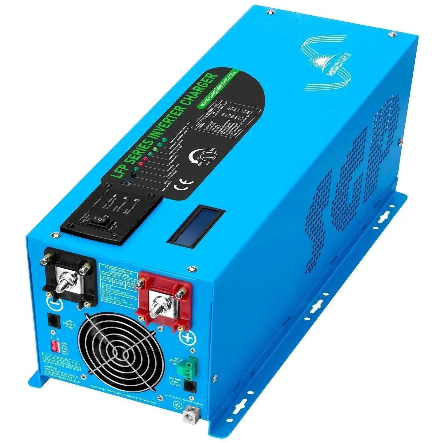 Sungold Power 3000W DC 12V Pure Sine Wave Inverter With Charger