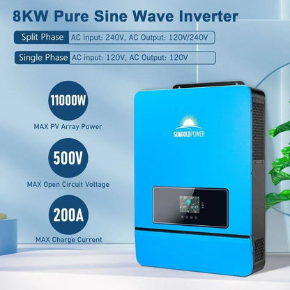 Sungold Power 16KW 48V Split Phase Solar Inverter (2 Units Parallel)