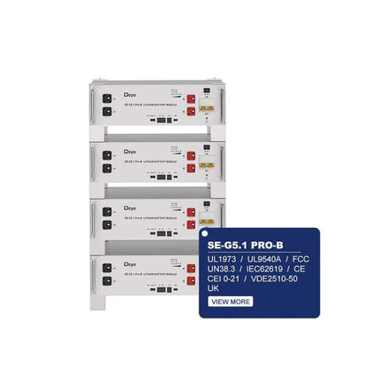 Deye SE-G5.1 Pro‑B LFP Battery | 5.12kWh Expandable Storage