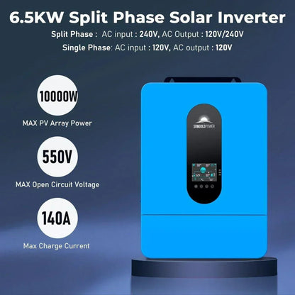 Sungold Power 13000W 48V Solar Charge Inverter Split Phase + Wifi Monitor (2 Units Parallel)