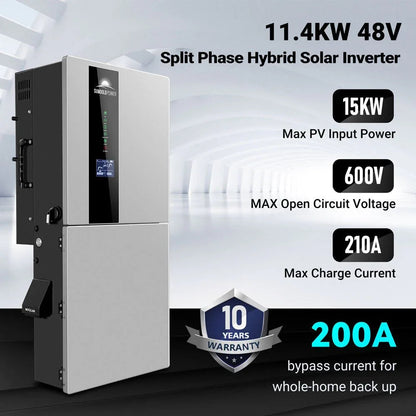 Sungold Power 11.4kW 48V Split Phase Hybrid Solar Inverter SGN-11K15PRO