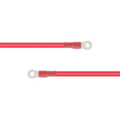 2ft ANL Fuse Cable with Double Ring Terminals for 3/8 in Lugs