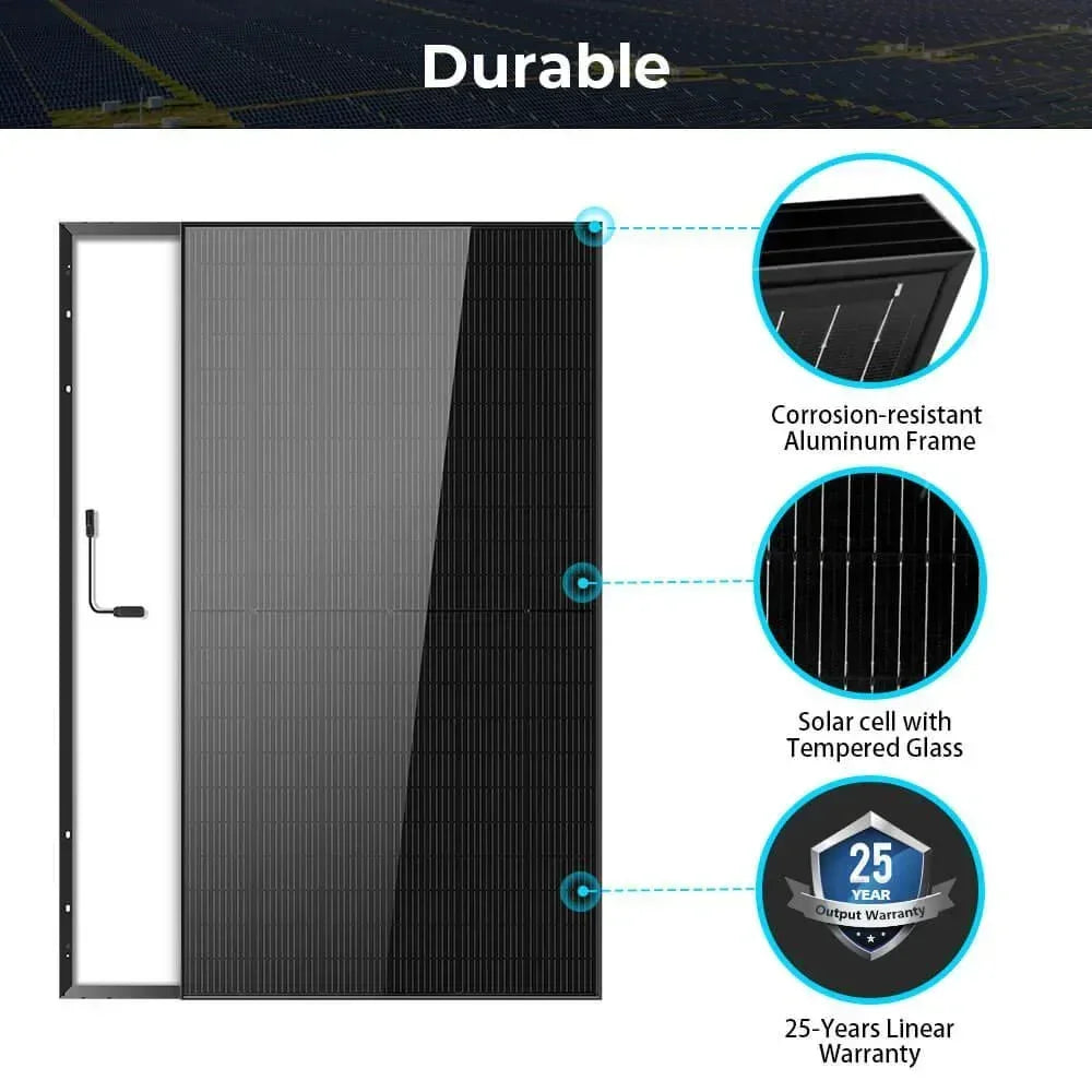 Sungold Power 500W MONO BLACK PERC SOLAR PANEL FULL PALLET (32 PANELS)