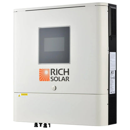 Rich Solar NOVA 6500S | 6500 Watt (6.5kW) 48 Volt Off-Grid Hybrid Solar Inverter | UL Certified