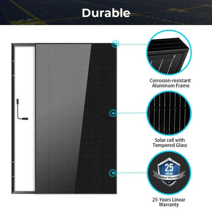 Sungold Power 500W Mono Black PERC Solar Panel
