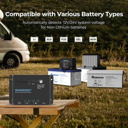Renogy Wanderer Li 30A PWM Charge Controller