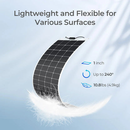 Renogy Flexible 200W 12V Monocrystalline Solar Panel