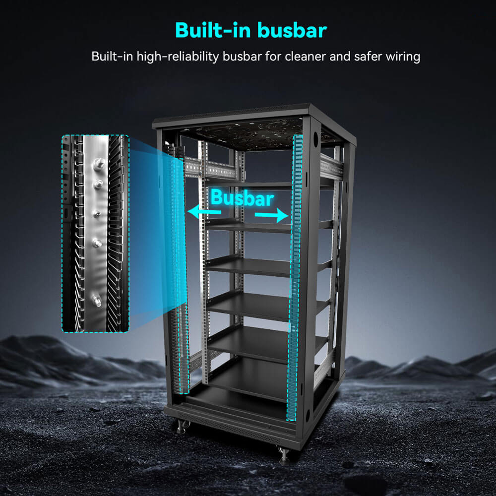 Sungold Power Enclosed Battery Cabinet 6 Slot with Bus Bar for SG48100P/ SGH48100T