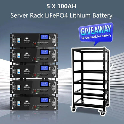 Off-Grid Solar Kit 18000W 48VDC 120V/240V 30.72KWH Lithium Battery 20 X 415 Watts Solar Panels SGR-18K20E