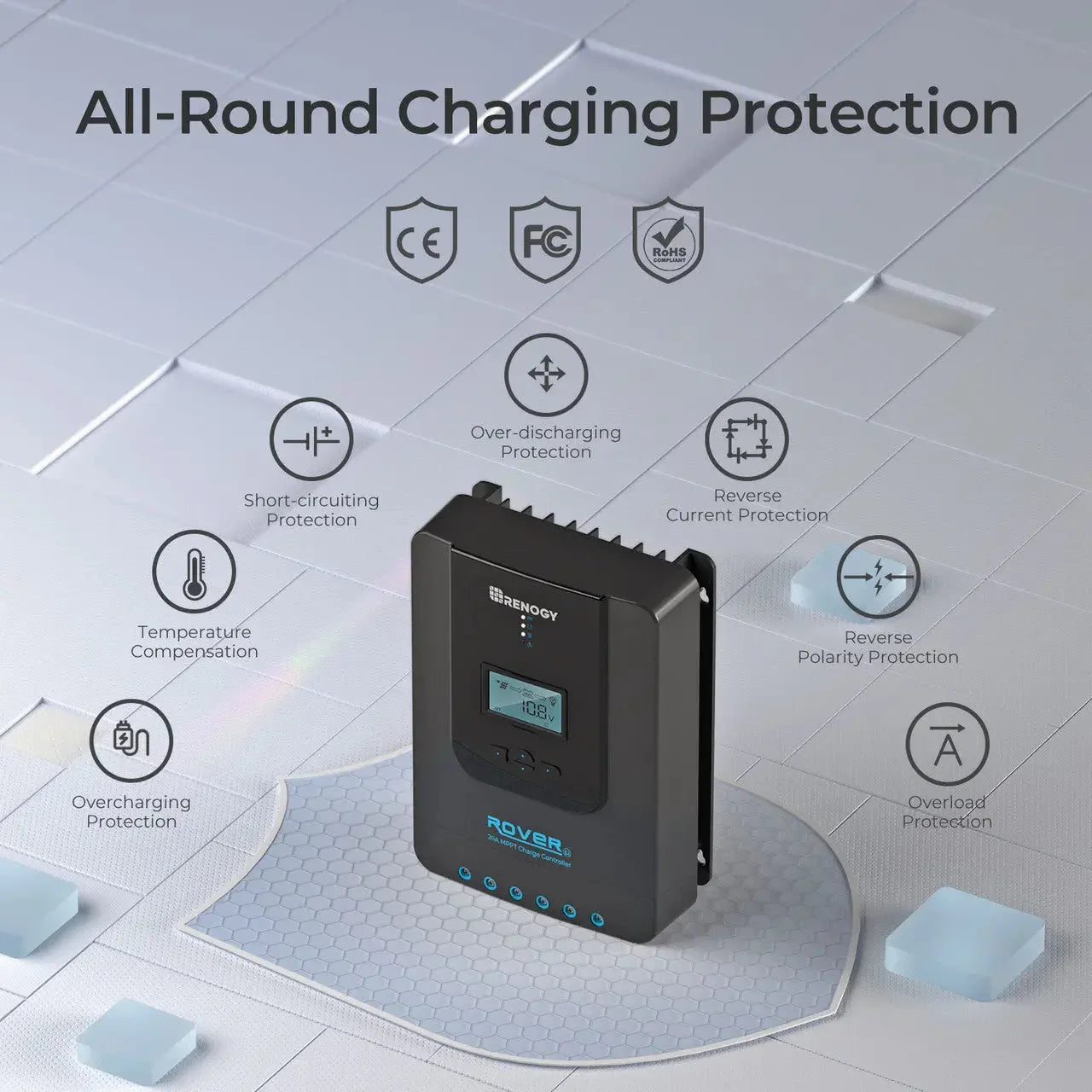 Rover Li 20 Amp MPPT Solar Charge Controller