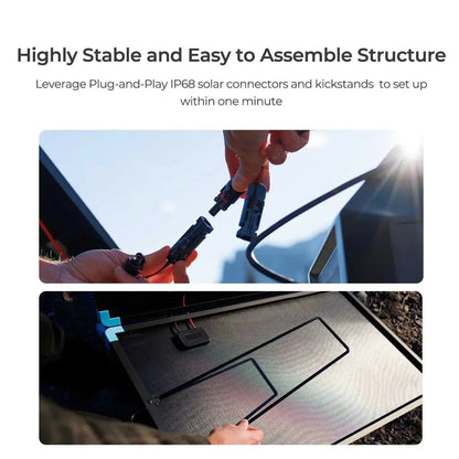 Solar Suitcase 220W Lightweight Portable Solar Panel