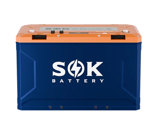 SOK Battery SK24V150PH 24V150Ah Battery, Built-in heater & Bluetooth, Victron CAN Comms