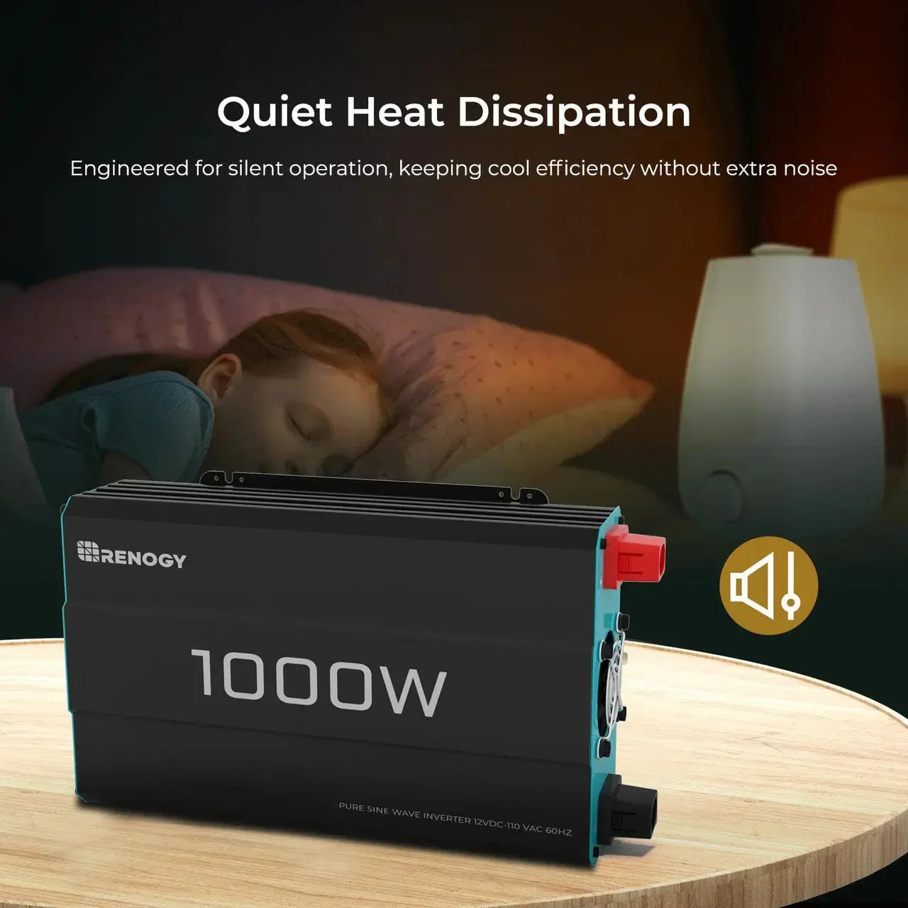 Renogy 1000W 12V Pure Sine Wave Inverter
