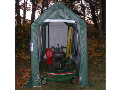 Rhino Shelter | 5'Wx10'Lx8'H Storage Shed