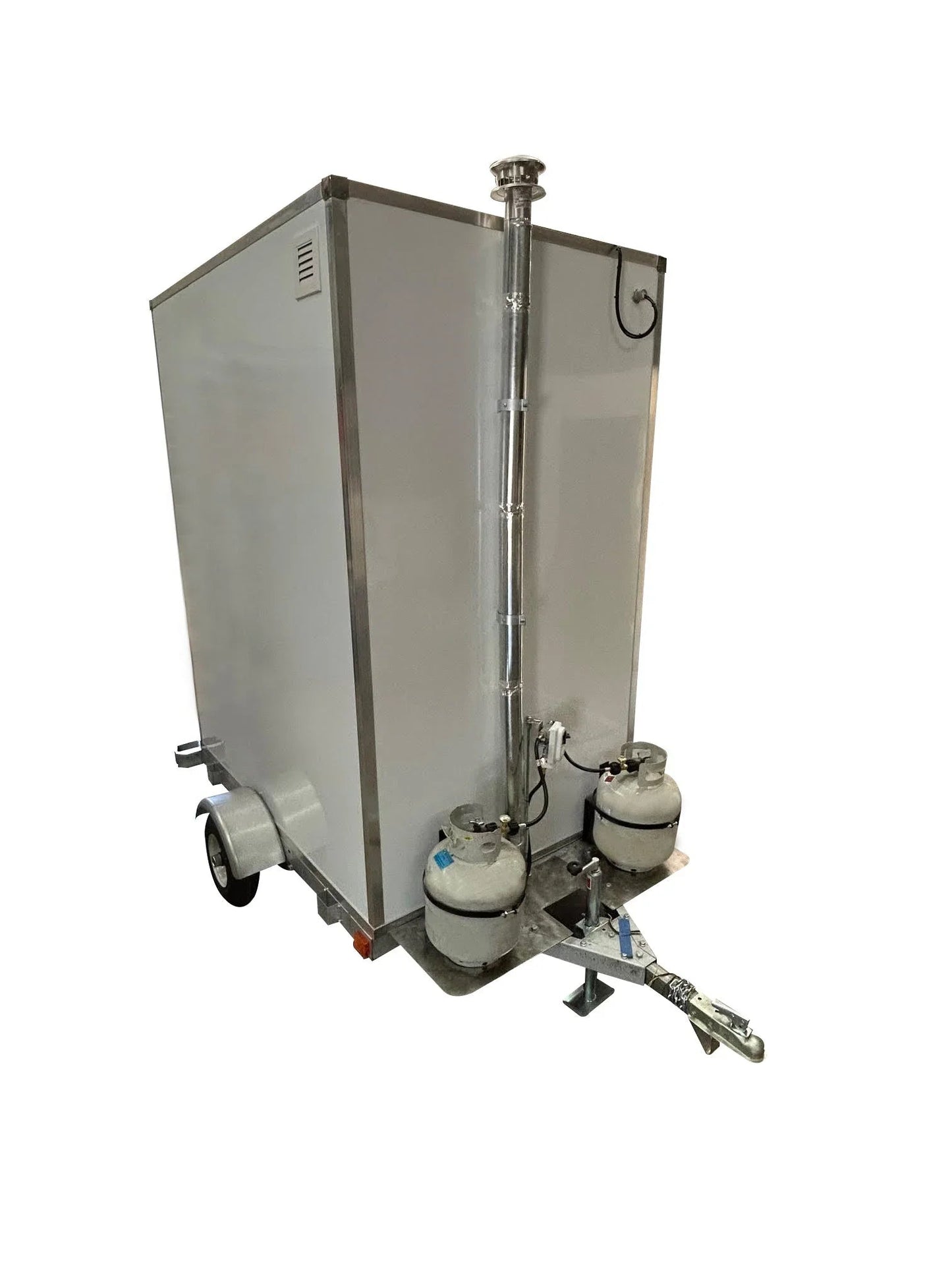 TinyJohn Single Portable Restroom with Waterless Incinerating Toilet