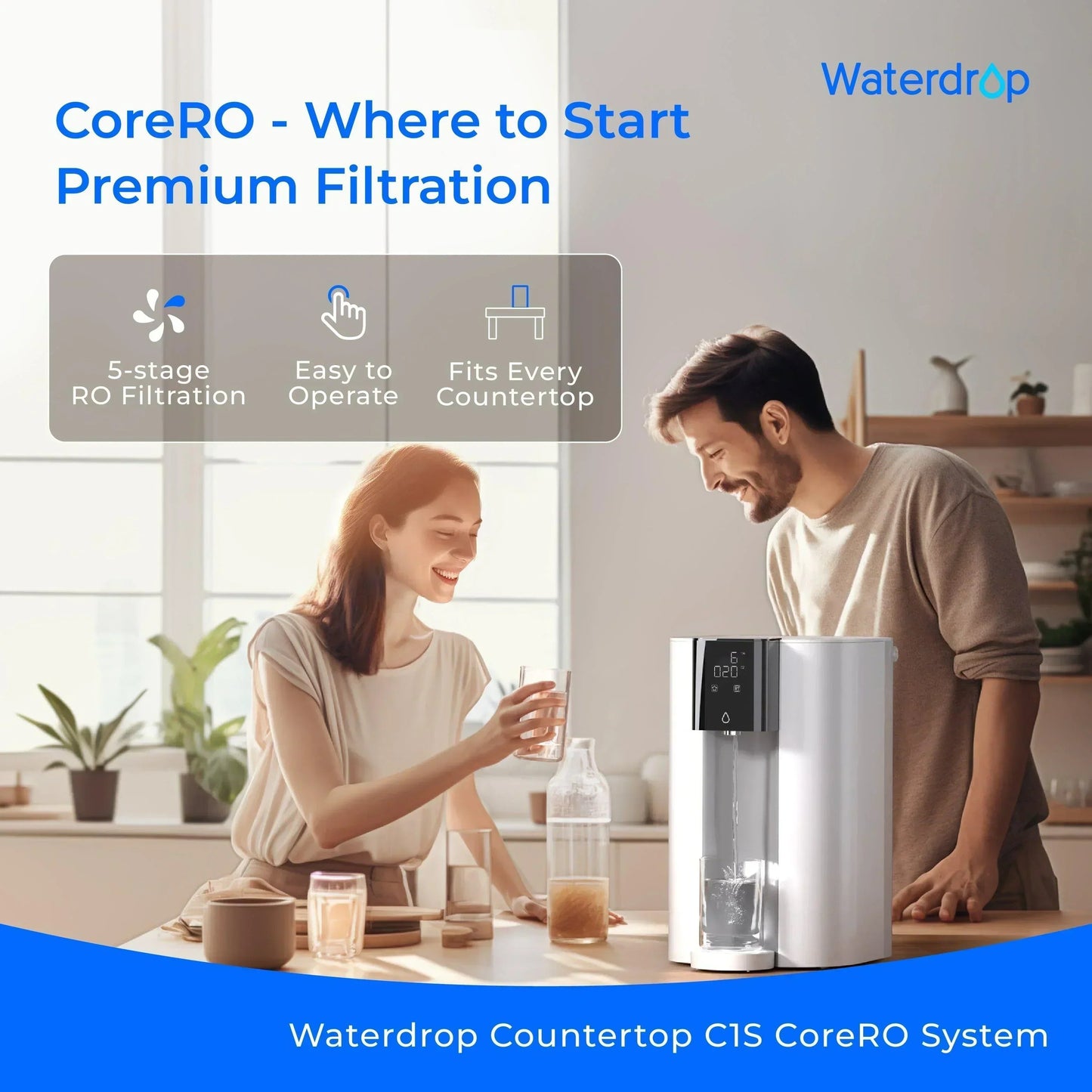 Waterdrop C1H Instant Hot Water Reverse Osmosis System