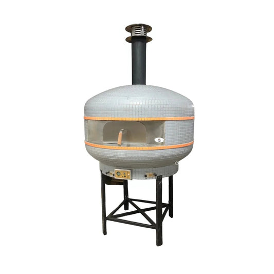 WPPO 48" Professional Lava Digital Controlled Wood-Fired Oven With Convection Fan
