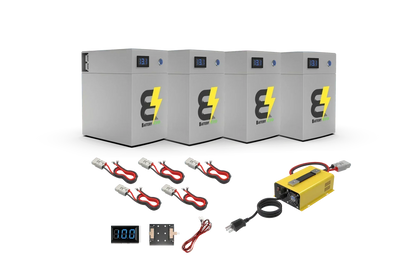 BatteryEVO 12V OWL105 4x Battery Kit (420Ah - 5.4 kWh)