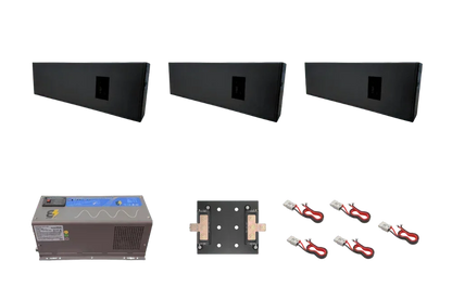 BatteryEVO 12V Razorback 3X Inverter Kit (690Ah - 9 kWh | 3kW Inverter)