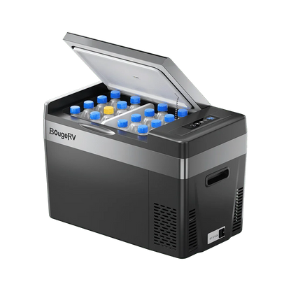 BougeRV 12V 30 Quart (28L) Portable Car Fridge Black