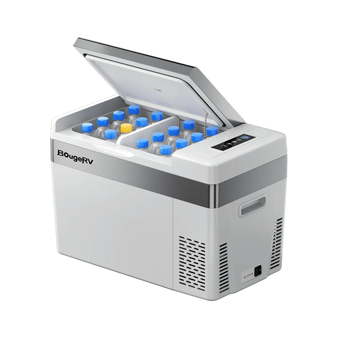 BougeRV 12V 30 Quart (28L) Portable Car Fridge