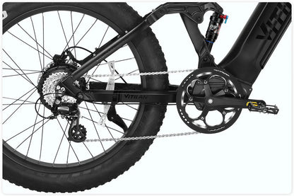 Vitilan T7PRO Full Suspension Mountain E-bike