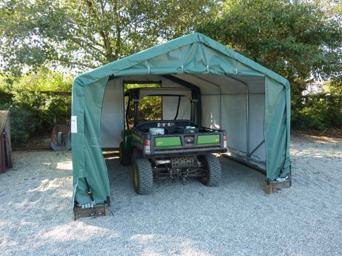 Rhino Shelter | 10'W x 15'L x 8'H Storage Shed (House)