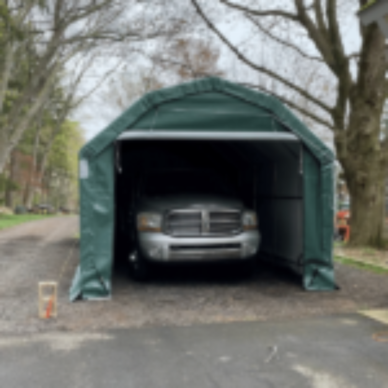 Rhino Shelter | 12’Wx 24’L  x 10’H Instant Garage (Barn Style)