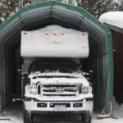 Rhino Shelter | 12’Wx 24’L  x 10’H Instant Garage (Barn Style)