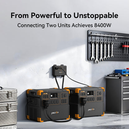 PECRON E3800LFP Portable Power Station 4200W 3840Wh
