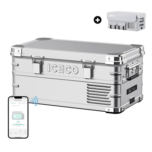 ICECO APL20 21QT Light Duty Single Zone Aluminum Freezer With Cover