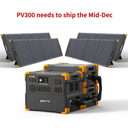 PECRON E3600LFP Portable Power Station 3600W 3072Wh