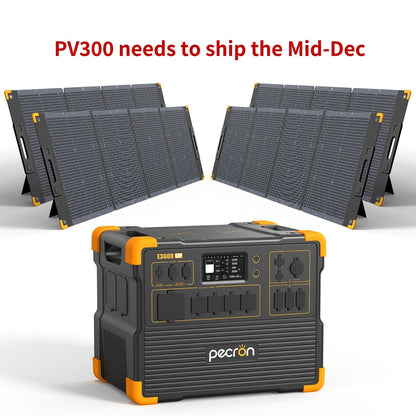 PECRON E3600LFP Portable Power Station 3600W 3072Wh