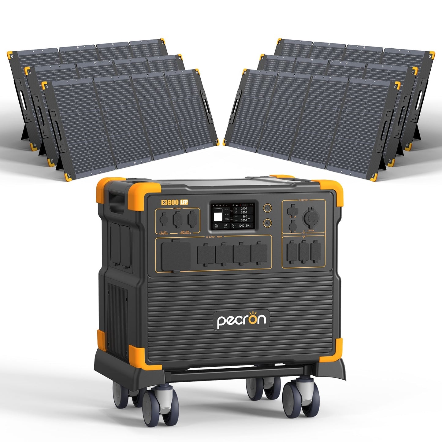 PECRON E3800LFP Portable Power Station 4200W 3840Wh