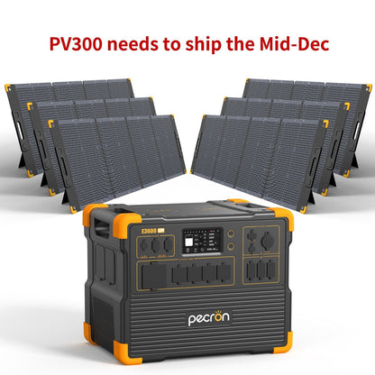 PECRON E3600LFP Portable Power Station 3600W 3072Wh