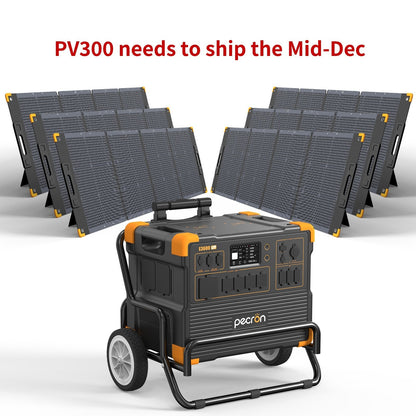 PECRON E3600LFP Portable Power Station 3600W 3072Wh
