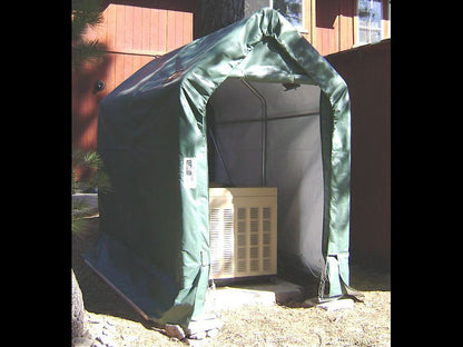 Rhino Shelter | 5'Wx10'Lx8'H Storage Shed